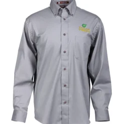 Harriton Twill Shirt with Stain Release - Men's