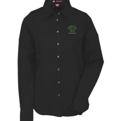 Harriton Twill Shirt with Stain Release - Ladies'