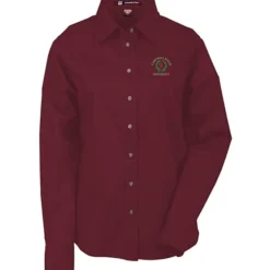 Harriton Twill Shirt with Stain Release - Ladies'