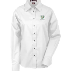 Harriton Twill Shirt with Stain Release - Ladies'