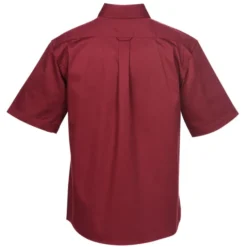 Harriton Twill SS Shirt with Stain Release - Men's
