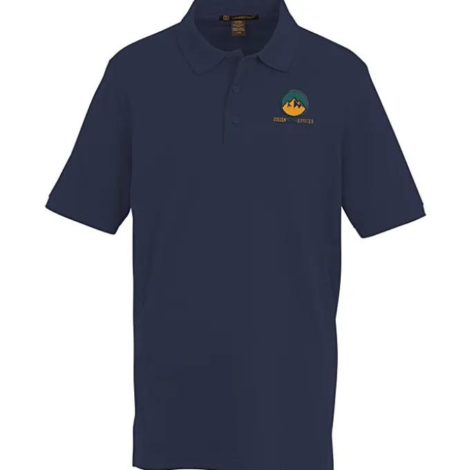 Harriton Valiant Cotton Snag Protect Polo - Men's