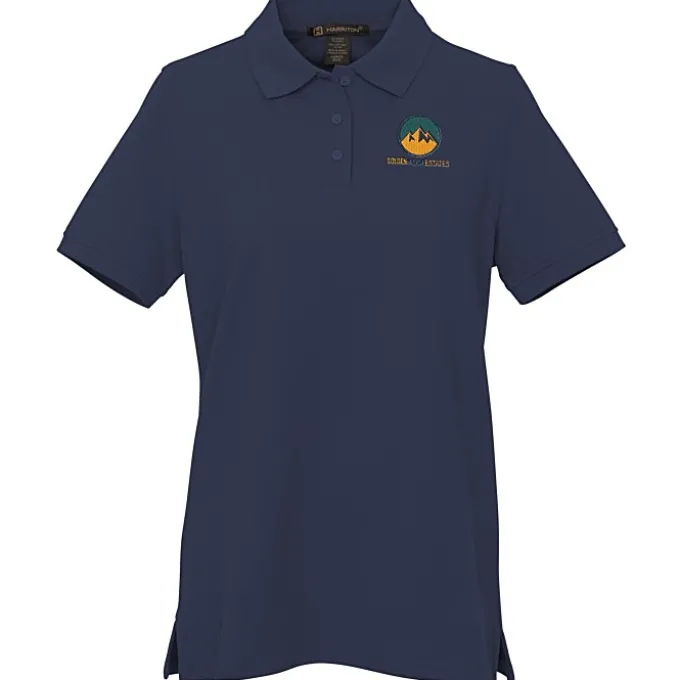 Harriton Valiant Cotton Snag Protect Polo - Ladies'