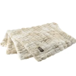 Hazelnut Chunky Faux Fur Blanket