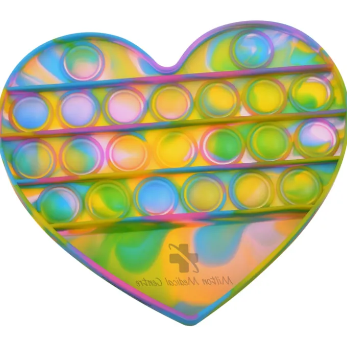 Heart Push Pop Fidget Game