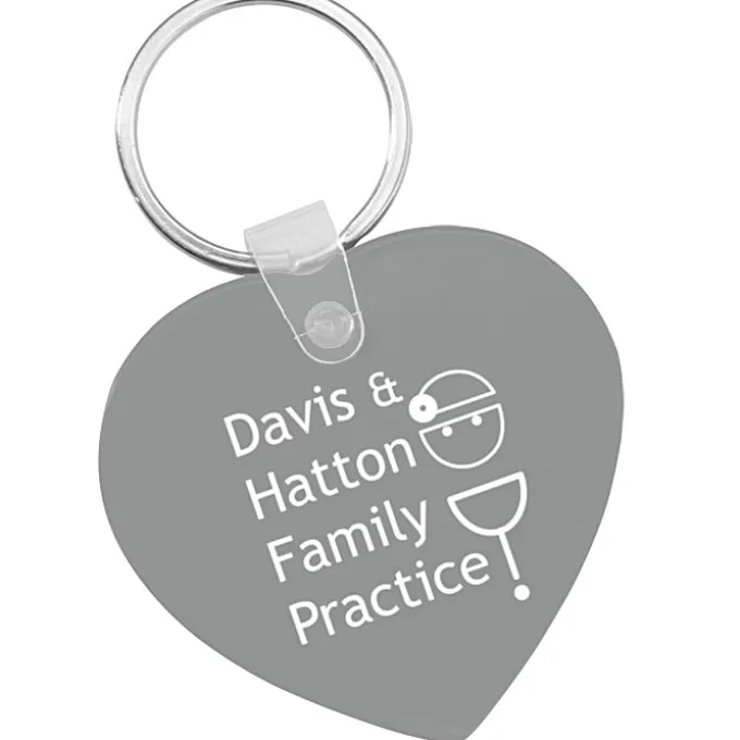 Heart Soft Keychain - Opaque