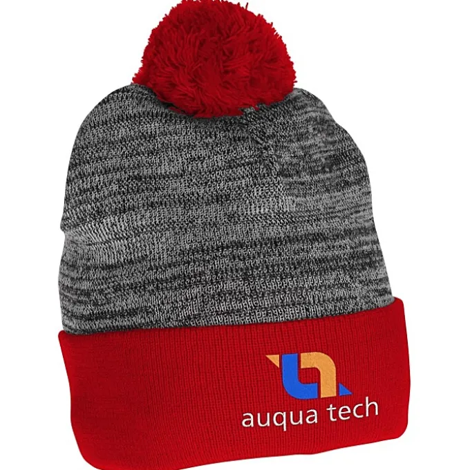Heather Blend Pom Pom Beanie