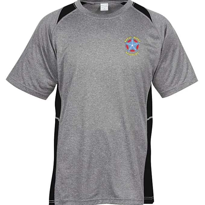Heather Challenger Colorblock Tee - Men's - Embroidered