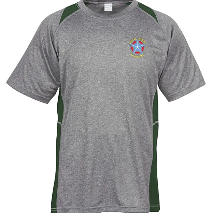 Heather Challenger Colorblock Tee - Men's - Embroidered
