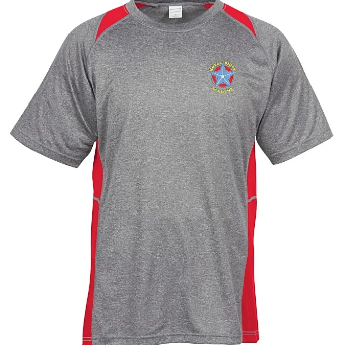 Heather Challenger Colorblock Tee - Men's - Embroidered