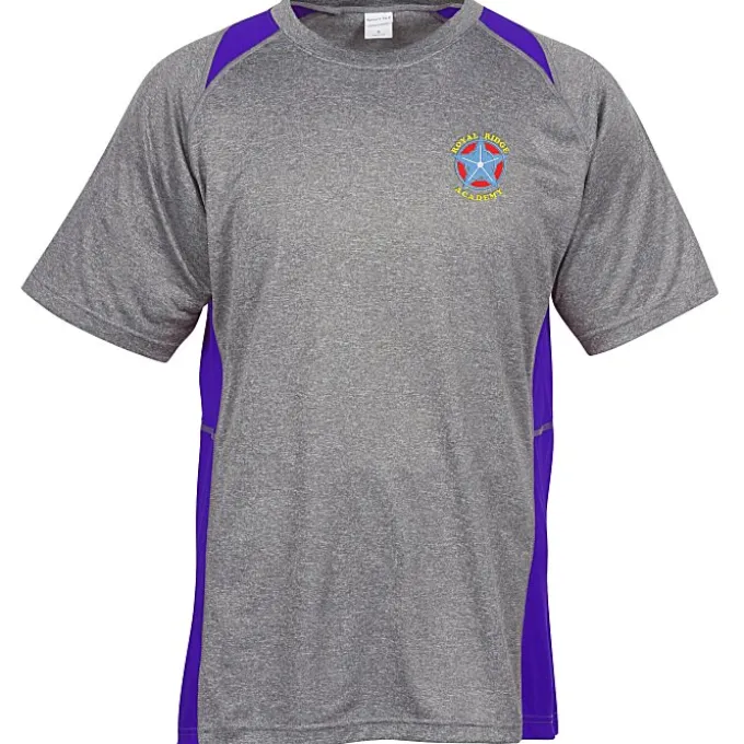Heather Challenger Colorblock Tee - Men's - Embroidered
