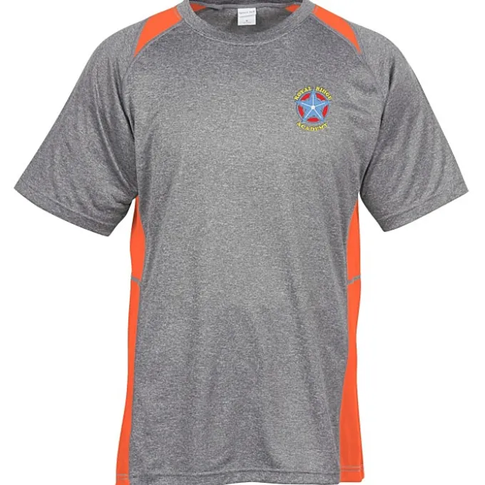 Heather Challenger Colorblock Tee - Men's - Embroidered