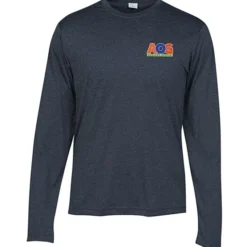Heather Challenger Long Sleeve Tee - Men's - Embroidered