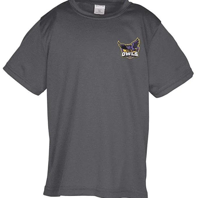 Heather Challenger Tee - Youth - Embroidered