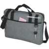Heathered Briefcase Bag - Embroidered