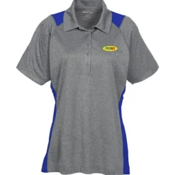 Heathered Challenger Colorblock Polo - Ladies'