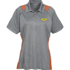 Heathered Challenger Colorblock Polo - Ladies'