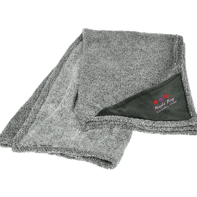 Heathered Fuzzy Fleece Blanket