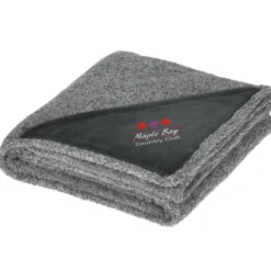 Heathered Fuzzy Fleece Blanket