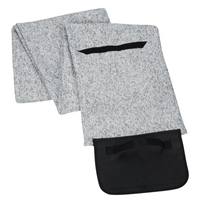 Heathered Knit Fold Up Blanket
