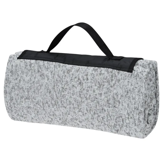 Heathered Knit Fold Up Blanket