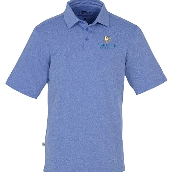 Heathered Logic Stretch Polo - Men's