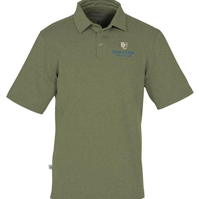 Heathered Logic Stretch Polo - Men's