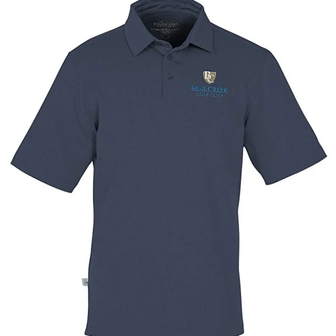 Heathered Logic Stretch Polo - Men's