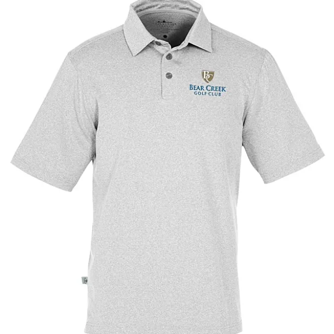 Heathered Logic Stretch Polo - Men's