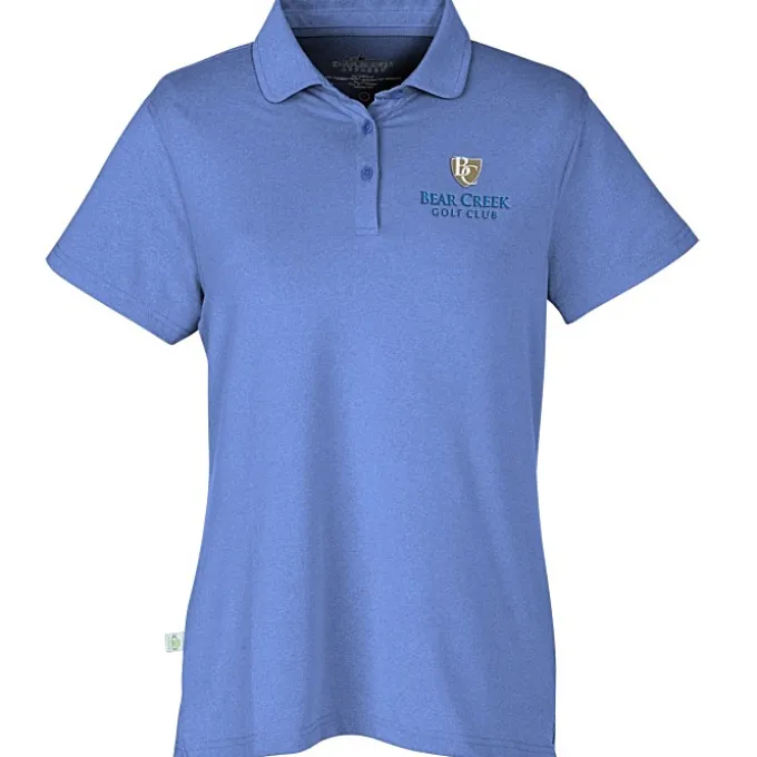 Heathered Logic Stretch Polo - Ladies'