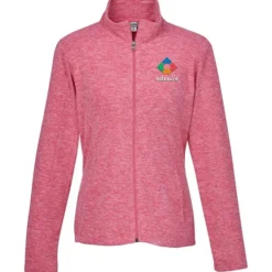 Heathered Microfleece Jacket - Ladies'