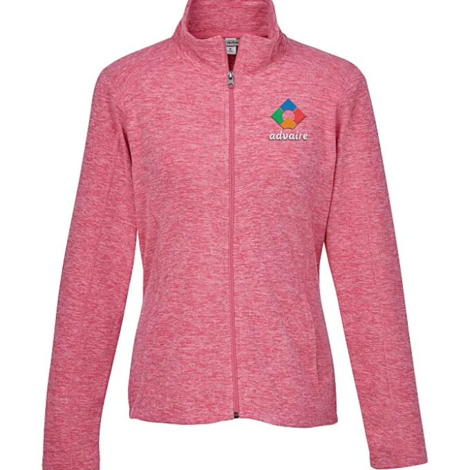 Heathered Microfleece Jacket - Ladies'
