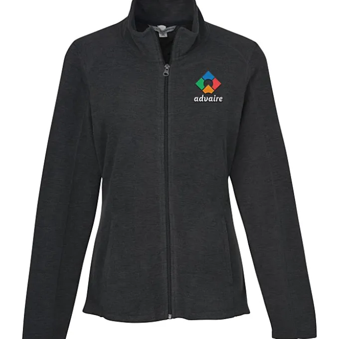 Heathered Microfleece Jacket - Ladies'