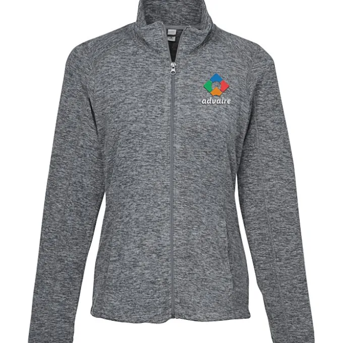 Heathered Microfleece Jacket - Ladies'