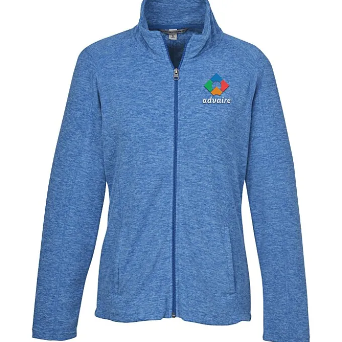 Heathered Microfleece Jacket - Ladies'