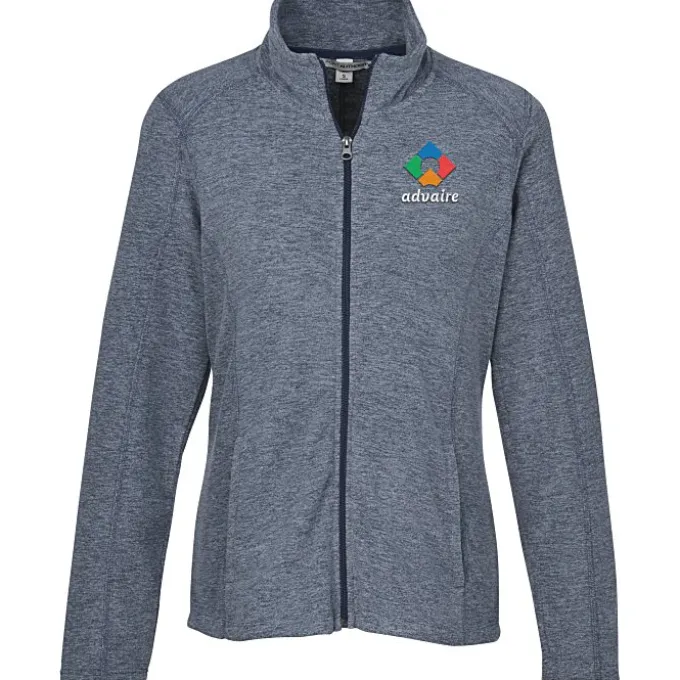 Heathered Microfleece Jacket - Ladies'