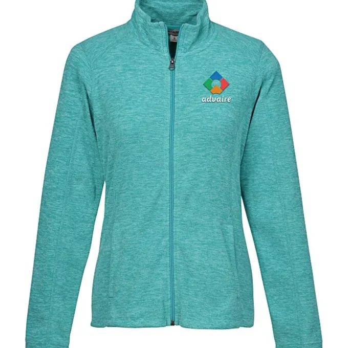 Heathered Microfleece Jacket - Ladies'