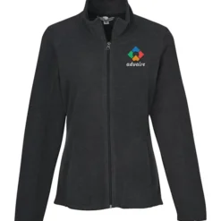 Heathered Microfleece Jacket - Ladies' - 24 hr