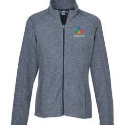 Heathered Microfleece Jacket - Ladies' - 24 hr