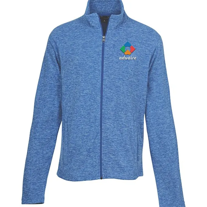 Heathered Microfleece Jacket - Men's - 24 hr