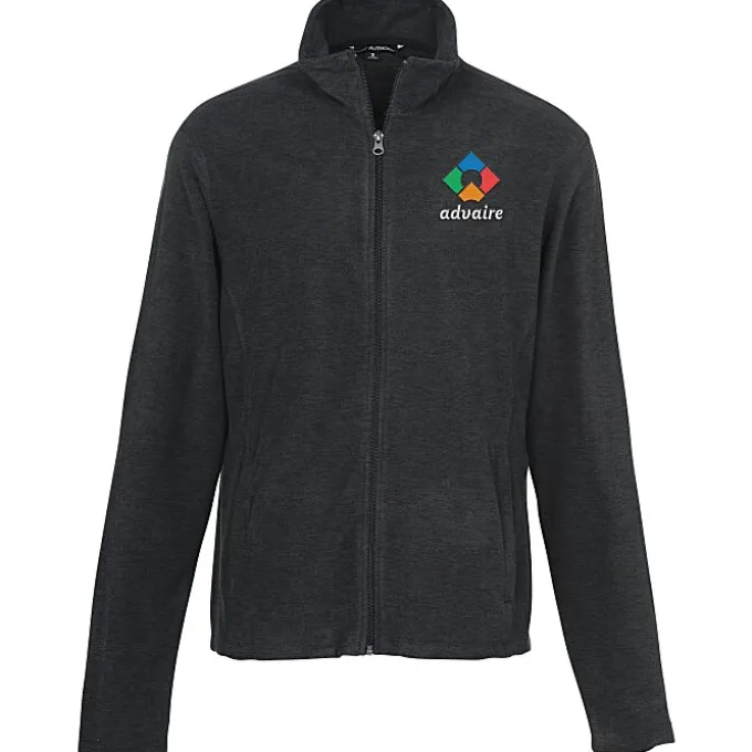 Heathered Microfleece Jacket - Men's - 24 hr