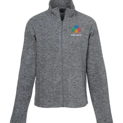 Heathered Microfleece Jacket - Men's - 24 hr