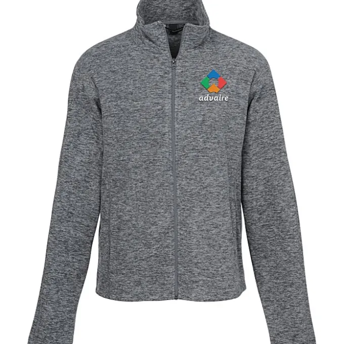 Heathered Microfleece Jacket - Men's - 24 hr