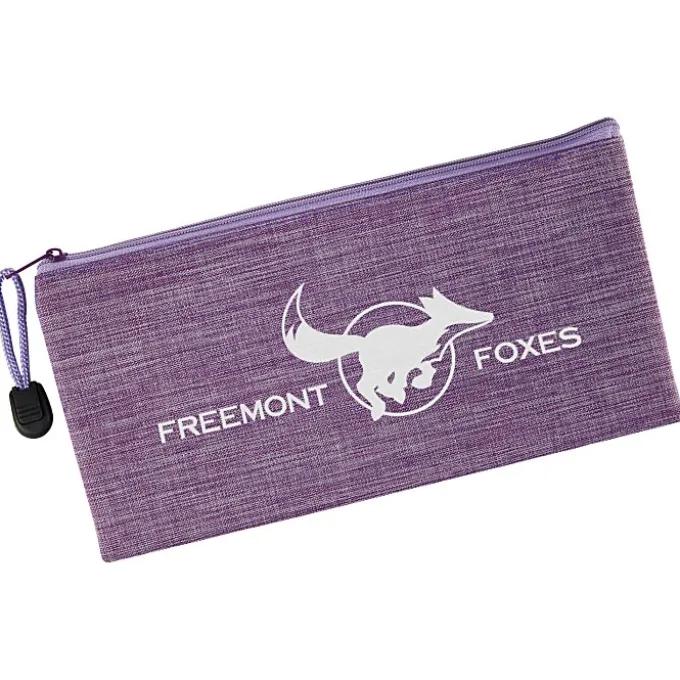 Heathered School Pouch