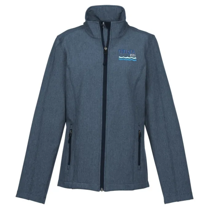 Heathered Soft Shell Jacket - Ladies'