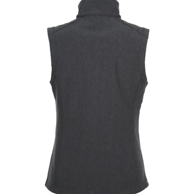 Heathered Soft Shell Vest - Ladies'