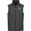 Heathered Soft Shell Vest - Men's