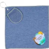 Heather Golf Towel with Ball Pouch