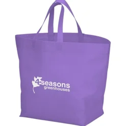 Heat Seal Large Gusset Tote - 13 1/2 inches x 12 inches