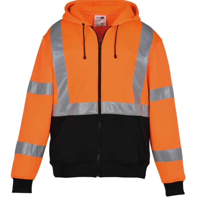 Heavy-Duty Fleece Full-Zip Hoodie